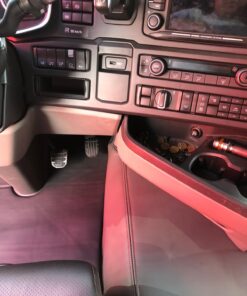 Luxus Einbaufußmatten passend für SCANIA R New Generation Beifahrersitz Klappstuhl